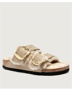 Тапочки из овчины Arizona BB Narrow fit, бежевый Birkenstock