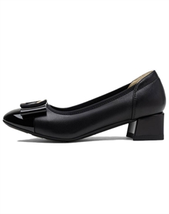 Женские туфли на платформе с массивным каблуком черные, цвет Black Basto