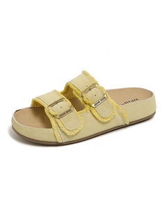 Женские противоскользящие антибактериальные шлепанцы Yellow, цвет Yellow Tonybear