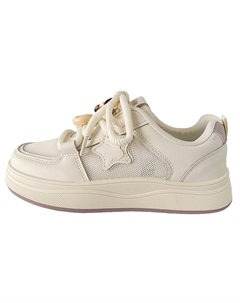 Дышащие женские скейтерские кеды низкие бежево-фиолетовые, цвет Beige Purple Jimixiong