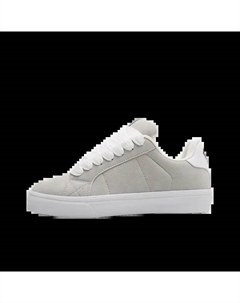 Женские скейтерские кеды в ворсистом сером цвете, цвет Heather Gray Jimixiong