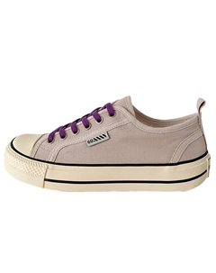 Женские низкие кеды из канвы светло-фиолетовые, цвет Light Purple Jimixiong