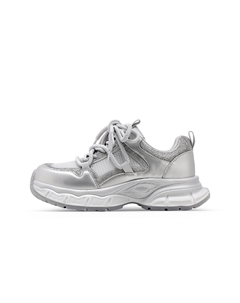 Низкие массивные кроссовки женские Silver Gray, цвет Silver Gray C°banner