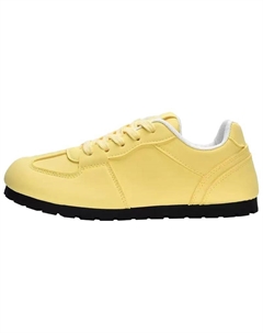 Женские низкие скейтерские кеды желтые, цвет Yellow Jimixiong