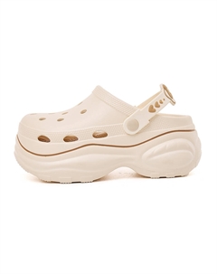 Клоги женские бежево-коричневые, цвет Beige Brown King jinmai