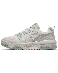 Лёгкие дышащие противоскользящие скейтерские кеды Moon White для женщин цвет слоновая кость/зелёный ветер, цвет Ivory White/Windy Green Camel