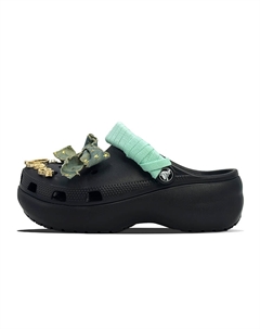 Классические платформенные клоги женские черные, цвет Black Crocs