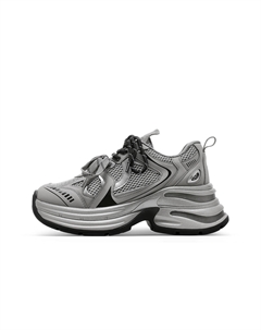 Женские кроссовки лоу-топ чанки в цвете ганметалл, цвет Gunmetal C°banner