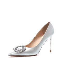 Серебряные женские туфли на высоком каблуке, цвет Silver Weishibangwei