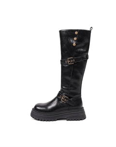 Домашние угги до колена 5 см женские черные - черные, люксовая версия (без подкладки) овчина с флокированием и питьевым молоком + верхний слой влагоотводящей свиной кожи Uncle's house