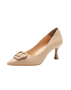 Женские туфли на высоком каблуке верблюжий, цвет Camel Bigtree