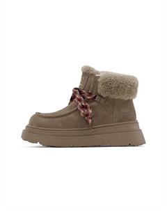 Женские износостойкие короткие зимние сапоги песочные, цвет Sand C°banner