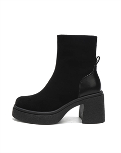 Женские черные ботильоны на каблуке 7 см, цвет Black 7CM Weishibangwei