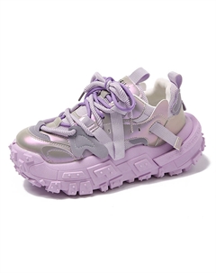 Фиолетовые женские кроссовки на платформе, цвет Purple Tonybear