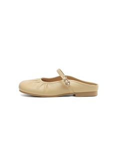 Женские бесшумные стойкие к истиранию закрытые тапочки Априкот, цвет Apricot Hla