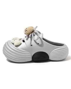 Клоги женские серебристо-серые, цвет Silver Gray Cat power