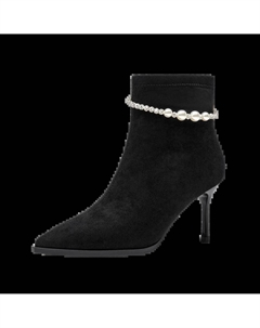 Женские черные угги на меху, цвет Black (Fleece-Lined) Gudianfengdu