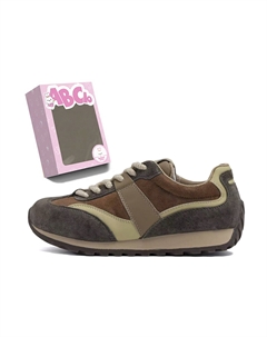 Нишевый дизайн, стиль Майяр, винтажная мягкая подошва, универсальные комфортные, низкие, повседневные туфли, женские - песочный землистый оттенок кофе Abcio