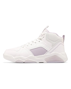 Женские бело-фиолетовые утепленные мид-топы Life Collection, цвет White Purple 361