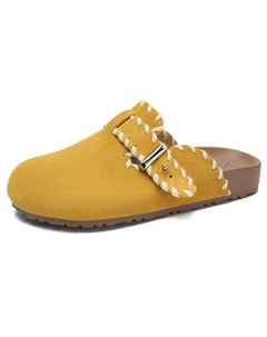 Женские закрытые тапочки желтые, цвет Yellow Josiny