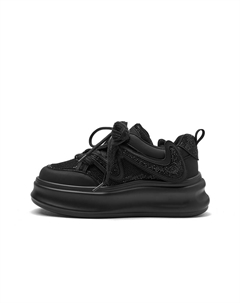 Женские лоу-топ скейтборд кроссовки Gunmetal (тонкий флис), цвет Gunmetal (Thin Fleece) Josiny