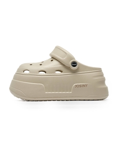 Классические перфорированные клоги для женщин в цвете хаки, цвет Khaki Josiny