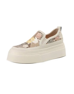 Женские лоферы розовые, серебристо-розовые, цвет Pink Echo&yolo