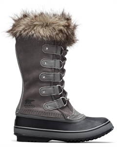 Женские сапоги Joan of Arctic из замши с искусственным мехом водонепроницаемые, серый Sorel