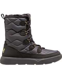 Женские зимние ботинки Willetta стеганые высокие, серо-черный Helly hansen