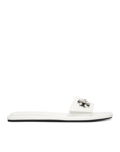 Сабо T Lock Slide 164676, белый Tory burch