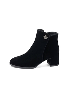 Черные женские угги на платформе 5,5 см с меховой подкладкой, цвет Black (Fleece-Lined) Comely