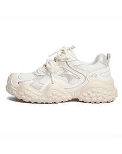 Женские низкие повседневные туфли - бежево-серебристые, цвет Beige Silver Josiny