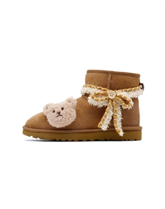 Угги Classic Mini II с бантиком, коричневый Ugg