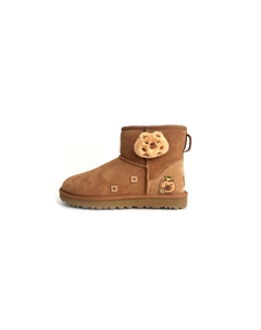 Угги Classic Mini II с декоративной нишивкой, коричневый Ugg