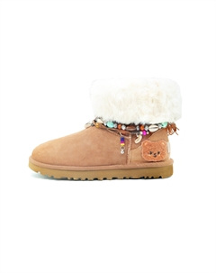 Угги Classic Mocha Bear, коричневый / белый Ugg