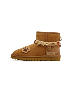 Угги Classic Mini II с декором животных, коричневый Ugg