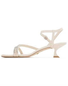 Стюарт Вайцман SW сандалии на одной брючной застежке 5 см женские бежевые, цвет Beige Stuart weitzman