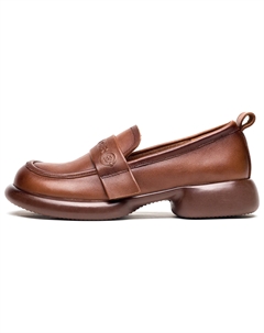 Коричневые женские лоферы на 3-сантиметровой подошве, цвет Brown Conley bird