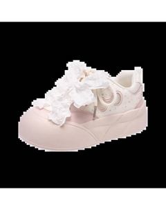 Женские лоу-топ скейтборд кроссовки розовые, цвет Pink Jimixiong