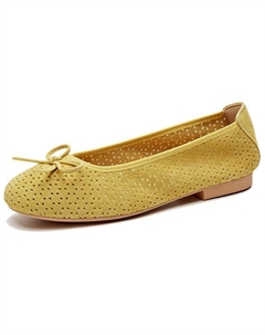 Женские желтые повседневные туфли, цвет Yellow Quicheshoes