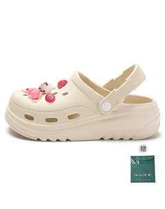 Клоги женские кофейного цвета [Вест Гёрл 11 штук], цвет Coffee color [Vest Girl 11 pieces] Cat power