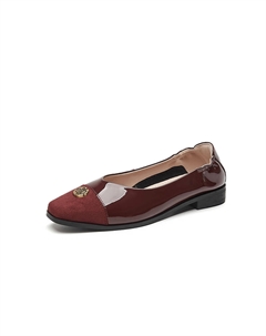 Женские повседневные туфли бордовые, цвет Burgundy Quicheshoes
