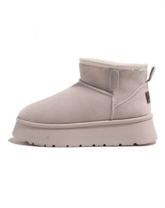 Женские зимние ботинки на платформе, бежевый Huanqiu