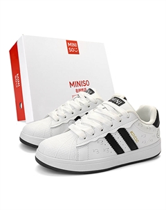 Кроссовки для скейтбординга Low Top Unisex, Бордовый Miniso