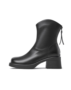 Ботильоны женские, черные, без подкладки, каблук 5.5 см Josiny