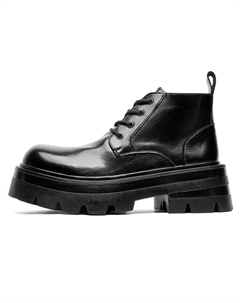 Челси Британский Стиль Черные Мартин Ботинки Пара Обувь Модные Платформа Высота Увеличение Байкер Рабочие Ботинки, Черные Женские V05