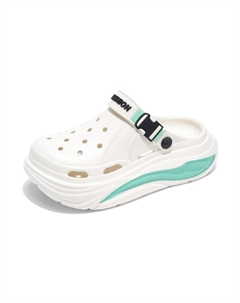 Клоги женские бело-голубые, цвет White Blue Tonybear