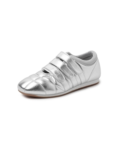 Женские низкие кэжуал кеды серебристые, цвет Silver Echo&yolo