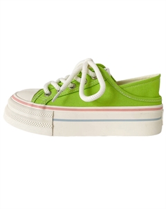 Женские низкие кеды из холста фруктово-зеленого цвета, цвет Fruit Green Jimixiong