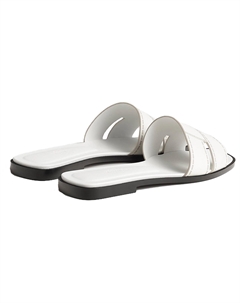 Слипоны женские белые HERMES Hermès